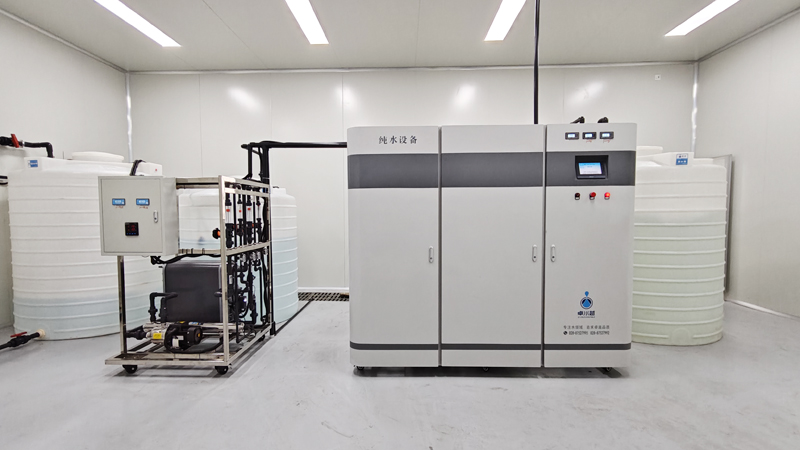 卓水越電子級超純水系統安裝案例分享之四川某新材料公司篇